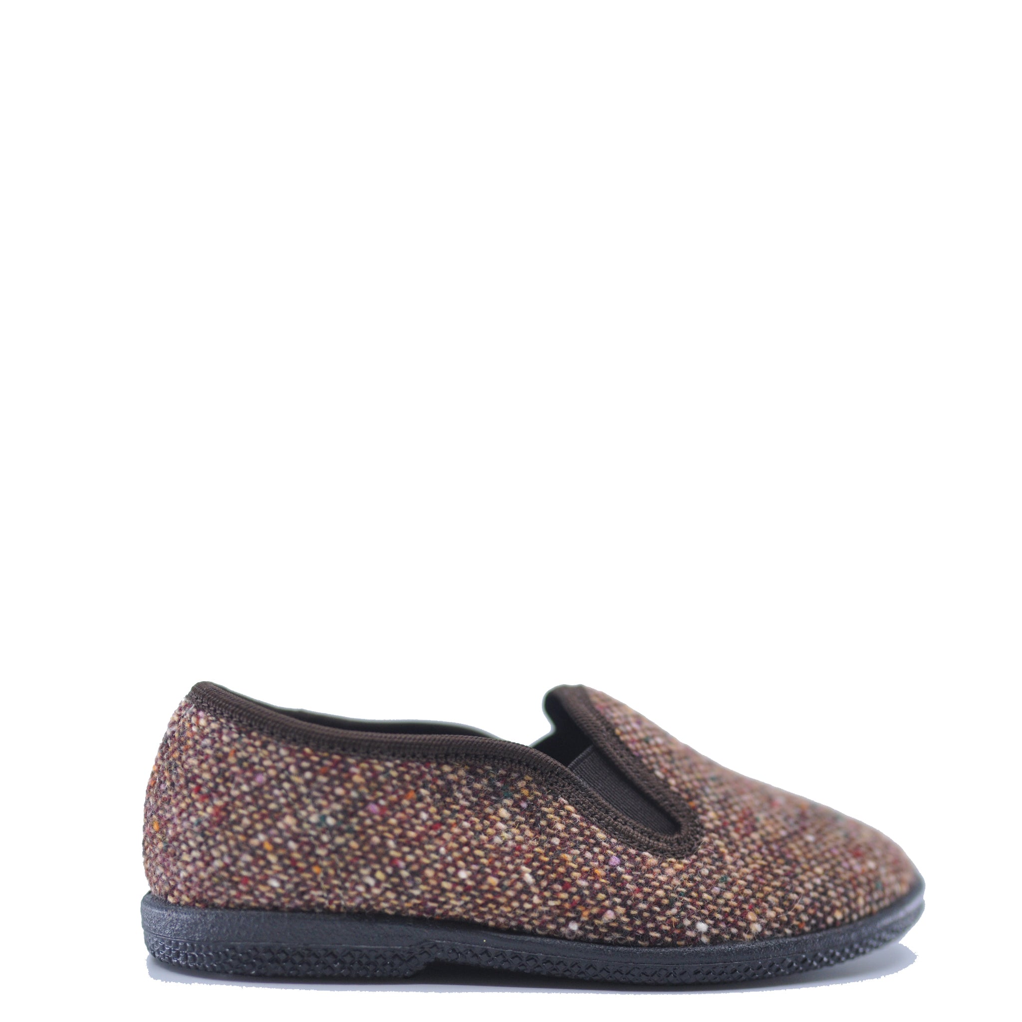 Stylish Pepe Brown Tweed Slip-On Shoes for Men & Women | Comfortable Loafers for Casual Wear, Office & Travel