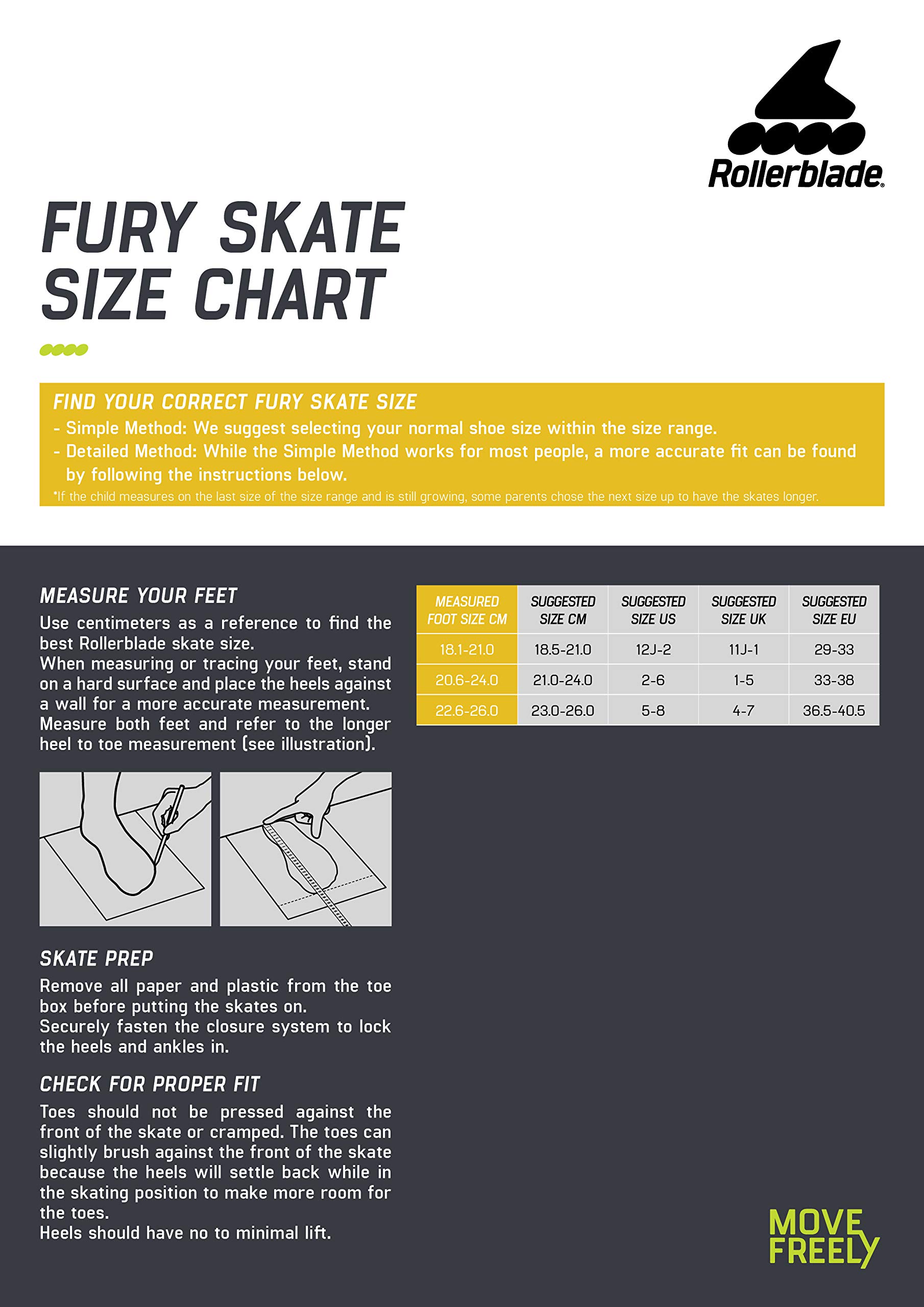 Rollerblade Fury Junior Adjustable Inline Skates for Kids - Youth Fitness & Recreational Skating - Perfect for Outdoor Sports, Park Rides & Family Fun