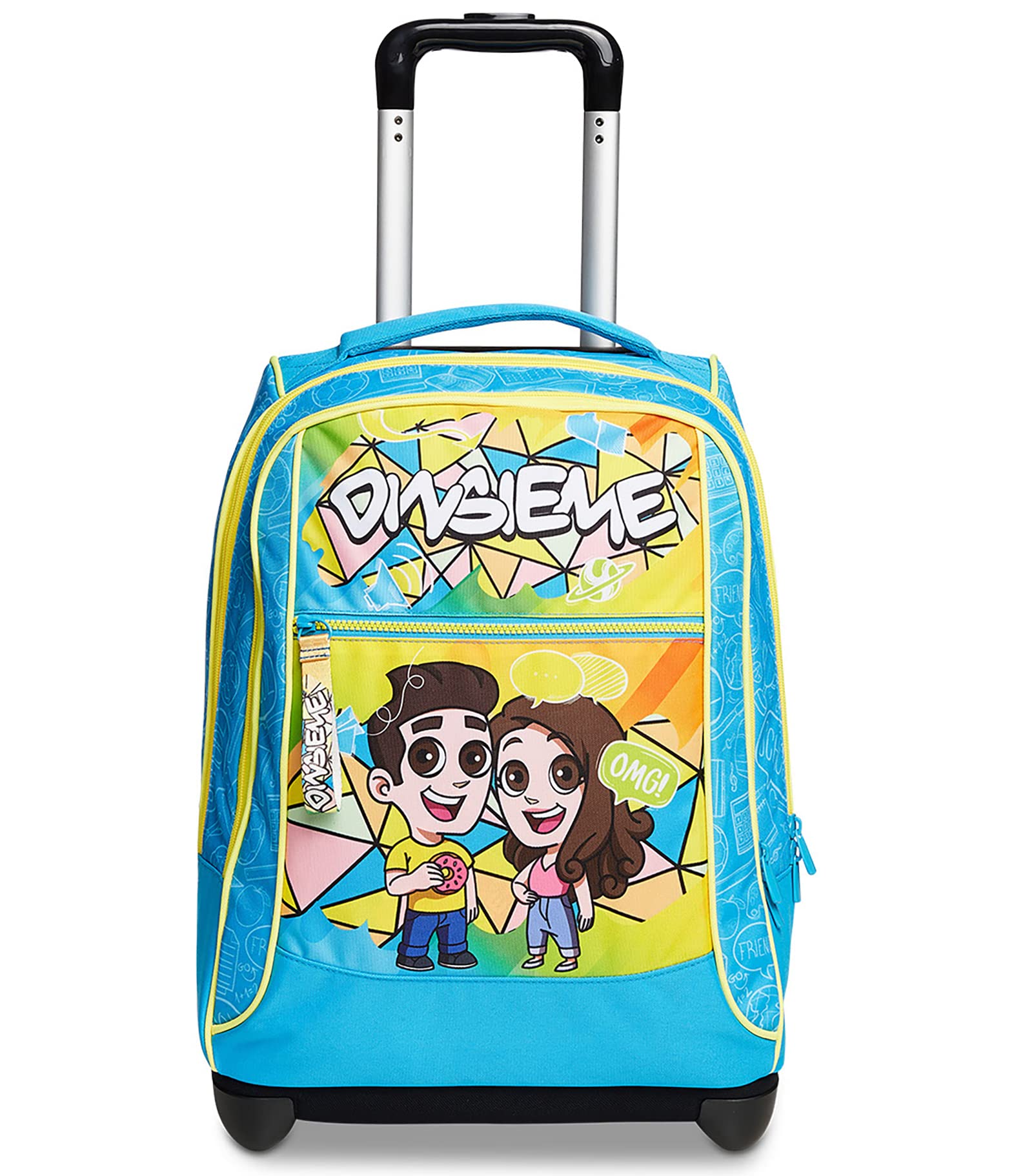 Seven S.P.A. Big Trolley Backpack - Blue, 2-Way Use for School & Travel
