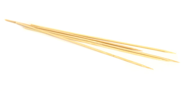 Premium 10 Inch Bamboo Skewers - 100 Pack | Natural Wooden BBQ Skewers for Grilling, Kabobs, Fruit, Appetizers & Party Food | Eco-Friendly & Reusable Cooking Tools