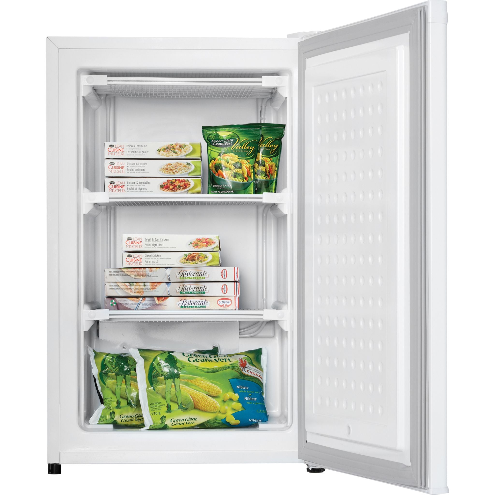 Danby 3.2 cu ft Upright Freezer - Compact Deep Freezer for Home, Garage & Basement - Energy Efficient Standalone Freezer for Frozen Food Storage