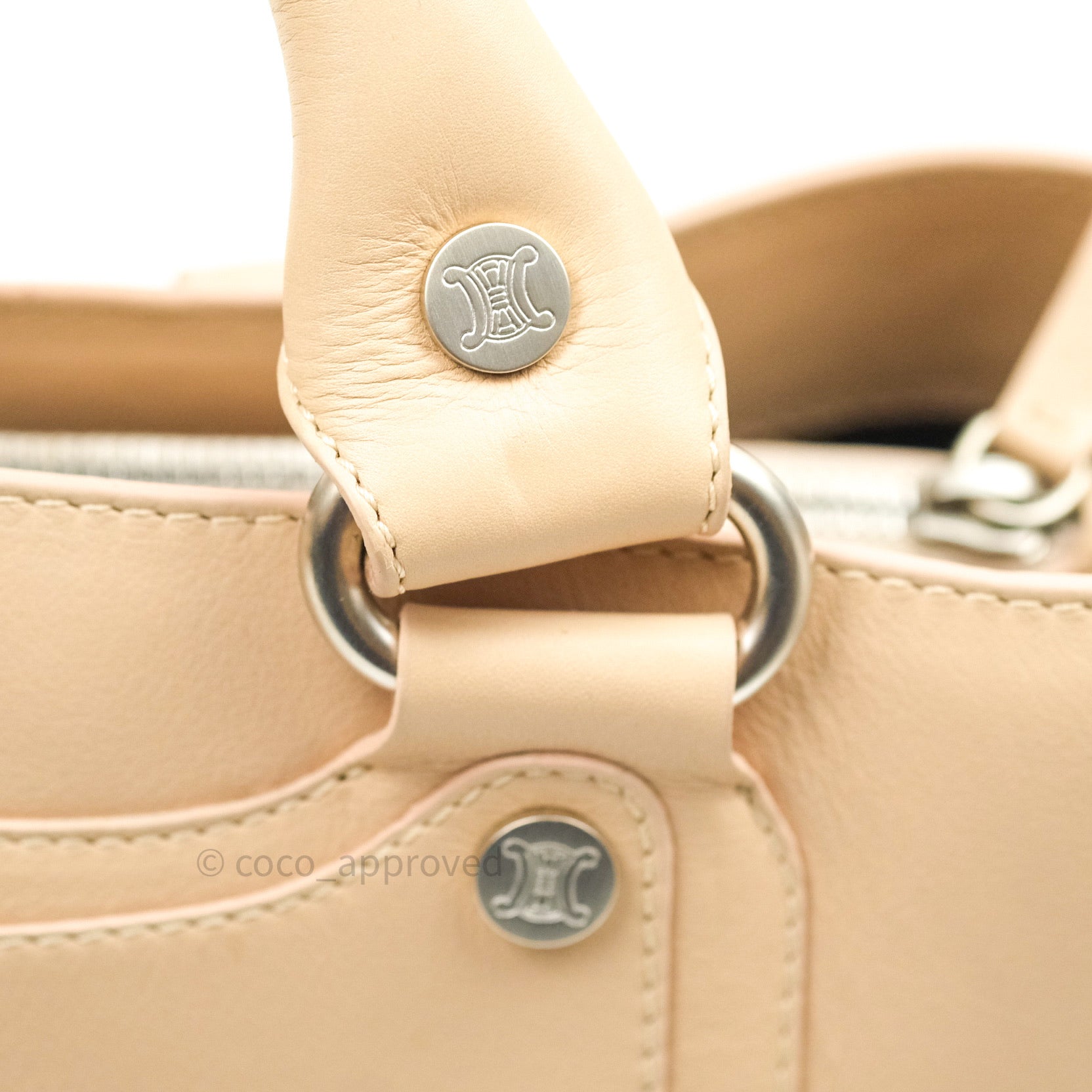 Vintage Céline Cream Boogie Handbag - Luxury Leather Shoulder Bag for Women | Perfect for Office, Travel & Evening Events
