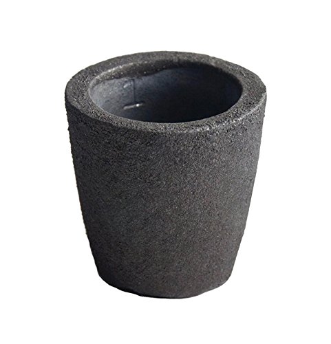 ProCast™ 1-1 Kg Clay Graphite Foundry Crucible for Melting Gold, Silver, Copper, Brass & Aluminum - High Temperature Resistant Torch Furnace Cup for Metal Casting & Refining | Perfect for Jewelry Making, DIY Metalworking & Precious Metal Recovery
