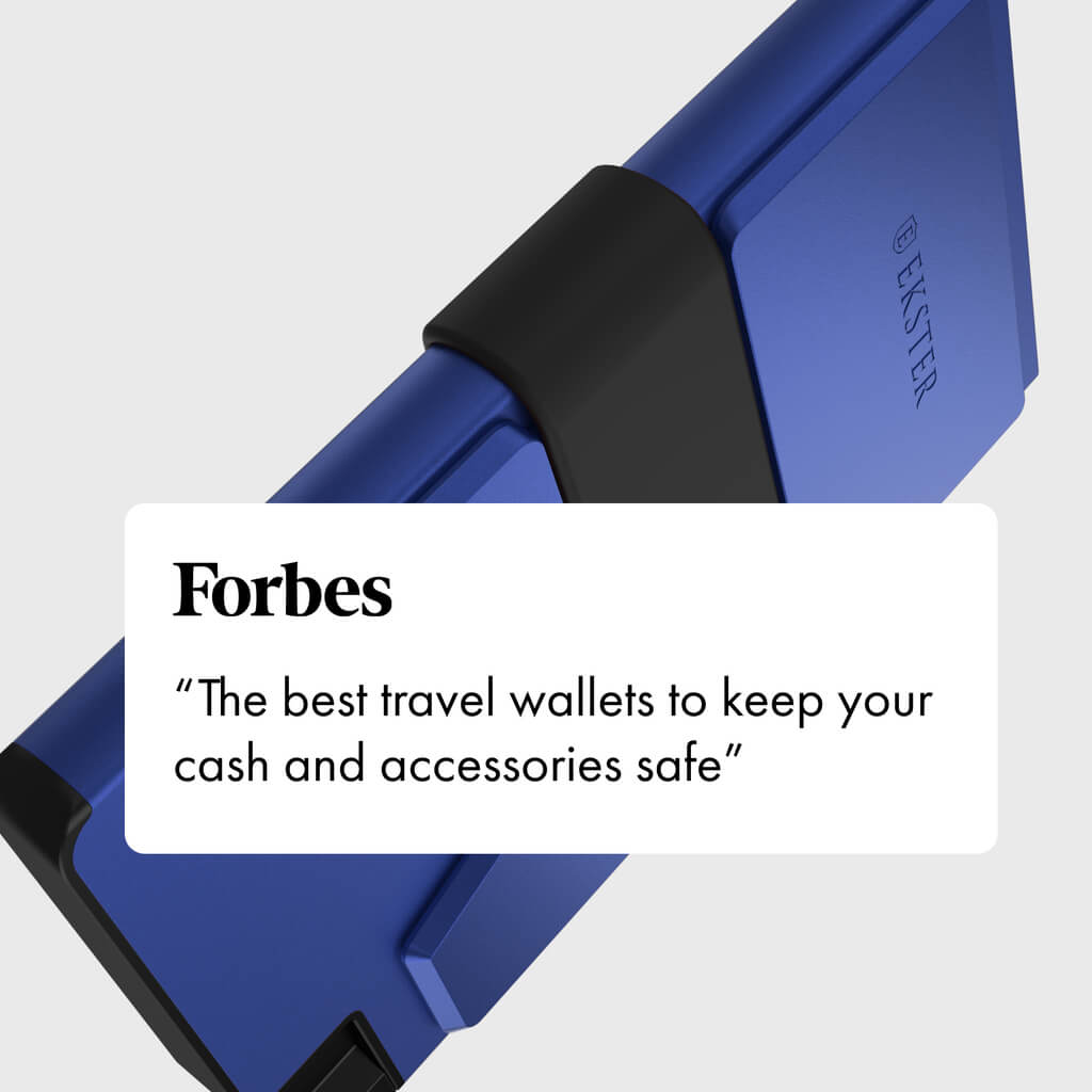 Ekster Pro RFID Blocking Aluminum Card Holder - Slim Minimalist Wallet for Men & Women - Perfect for Travel, Business & Everyday Carry