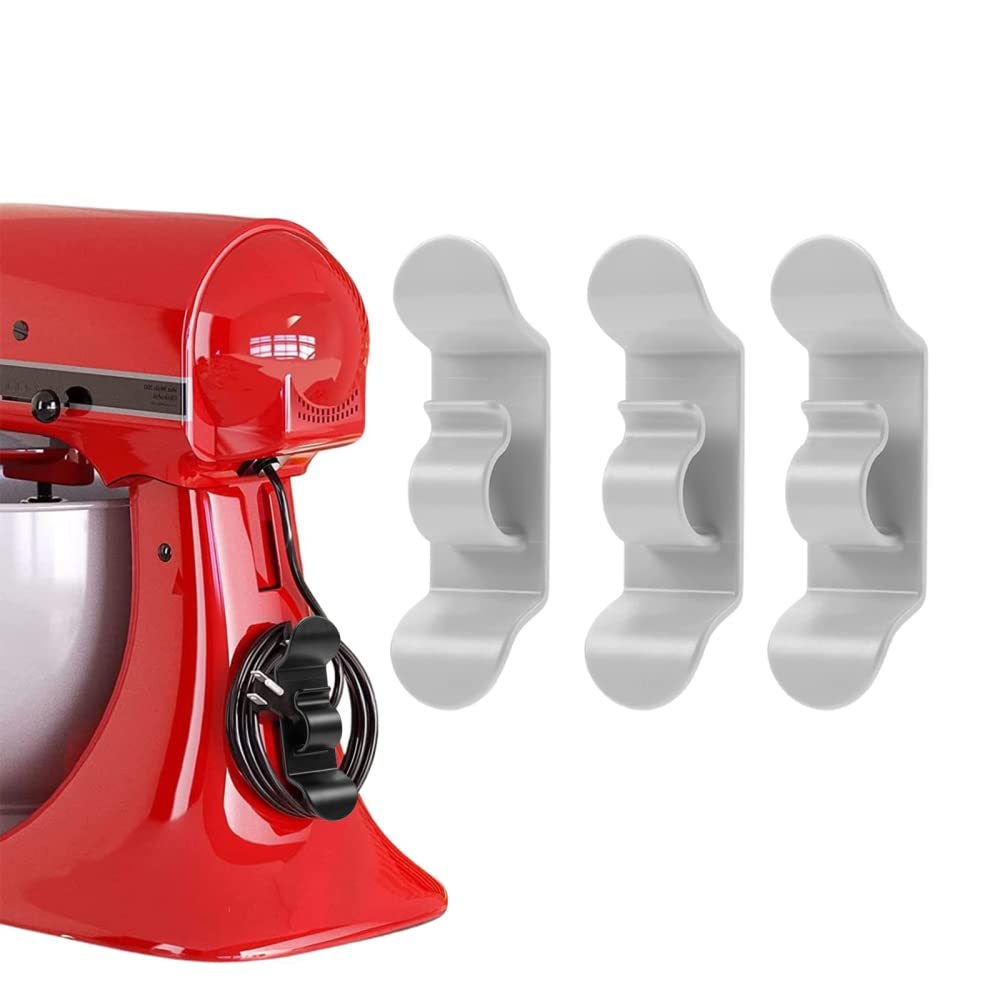 Gigicloud Kitchen Appliance Cord Winder - Easy Assembly Cord Hider Holder Kit, Multipurpose Kitchen Cord Organizer for Coffee Maker, Pressure Cooker, Air Fryer - Perfect for Small Kitchen Storage & Countertop Organization