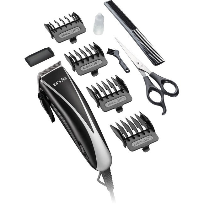 ANDIS Ultra Clip Professional Dog Grooming Clipper Set - 10 Piece Kit with Stainless Steel Blades for Smooth & Precise Trimming - Perfect for Home Pet Grooming & Professional Use