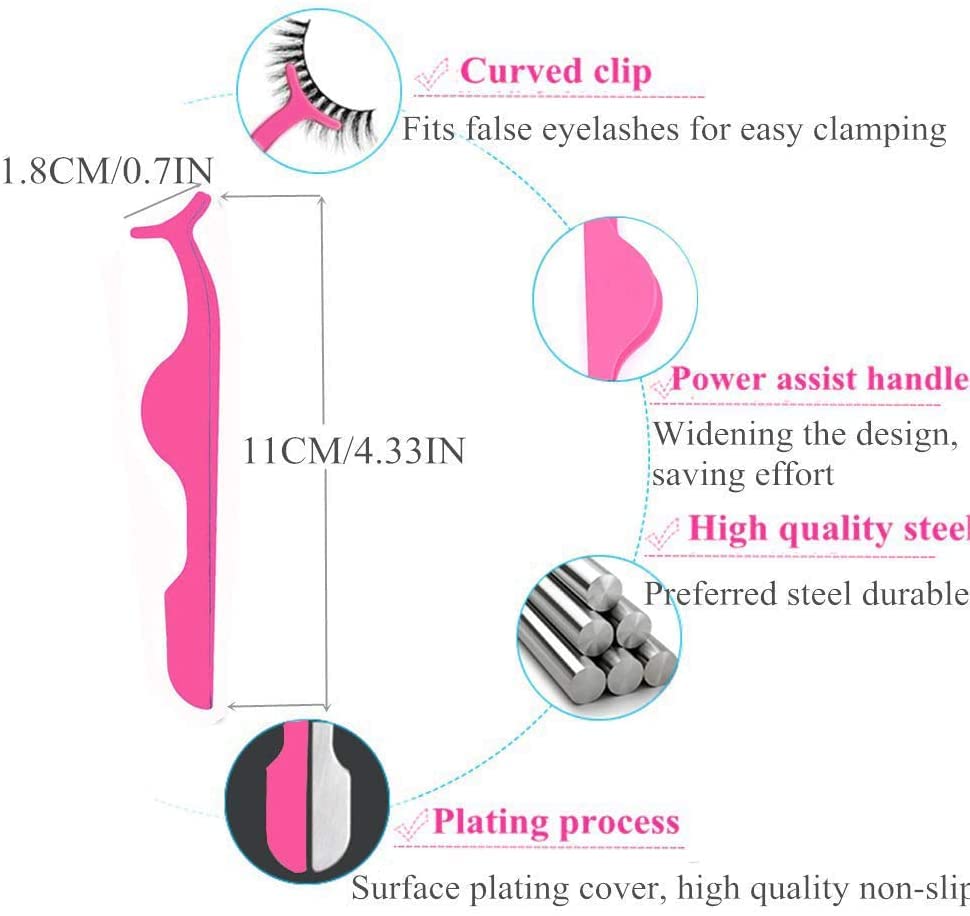 Professional Eyelash Curler with 5 Extra Silicone Pads - Universal Fit for All Eye Shapes | Essential Makeup Tool for Women | Perfect for Daily Use, Special Occasions & Travel