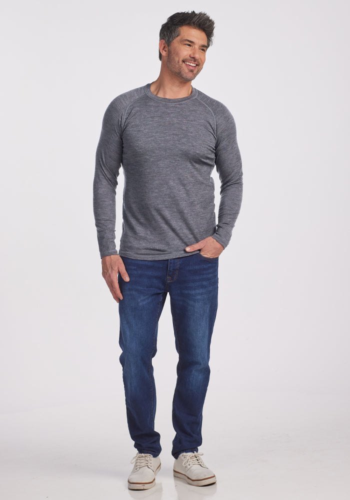 Premium Essential Cotton T-Shirt for Men & Women - Soft Graphite Heather Tee for Casual Wear, Gym & Everyday Comfort