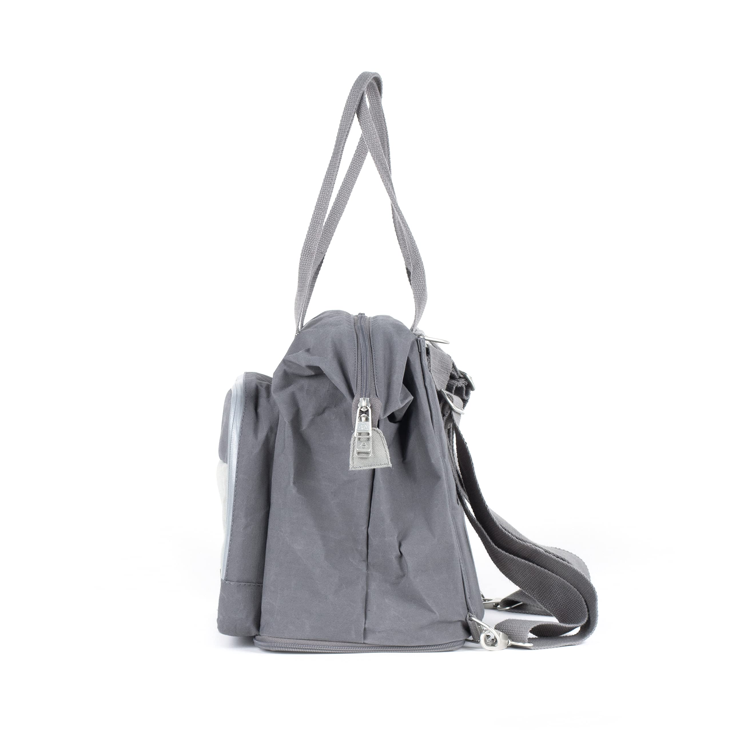 Humble Bee Expandable Diaper Bag with Large Insulated Cooler Pocket & Gel Pack - Waterproof Baby Changing Kit - Stroller Straps - Perfect for Travel, Daycare & On-the-Go Parents