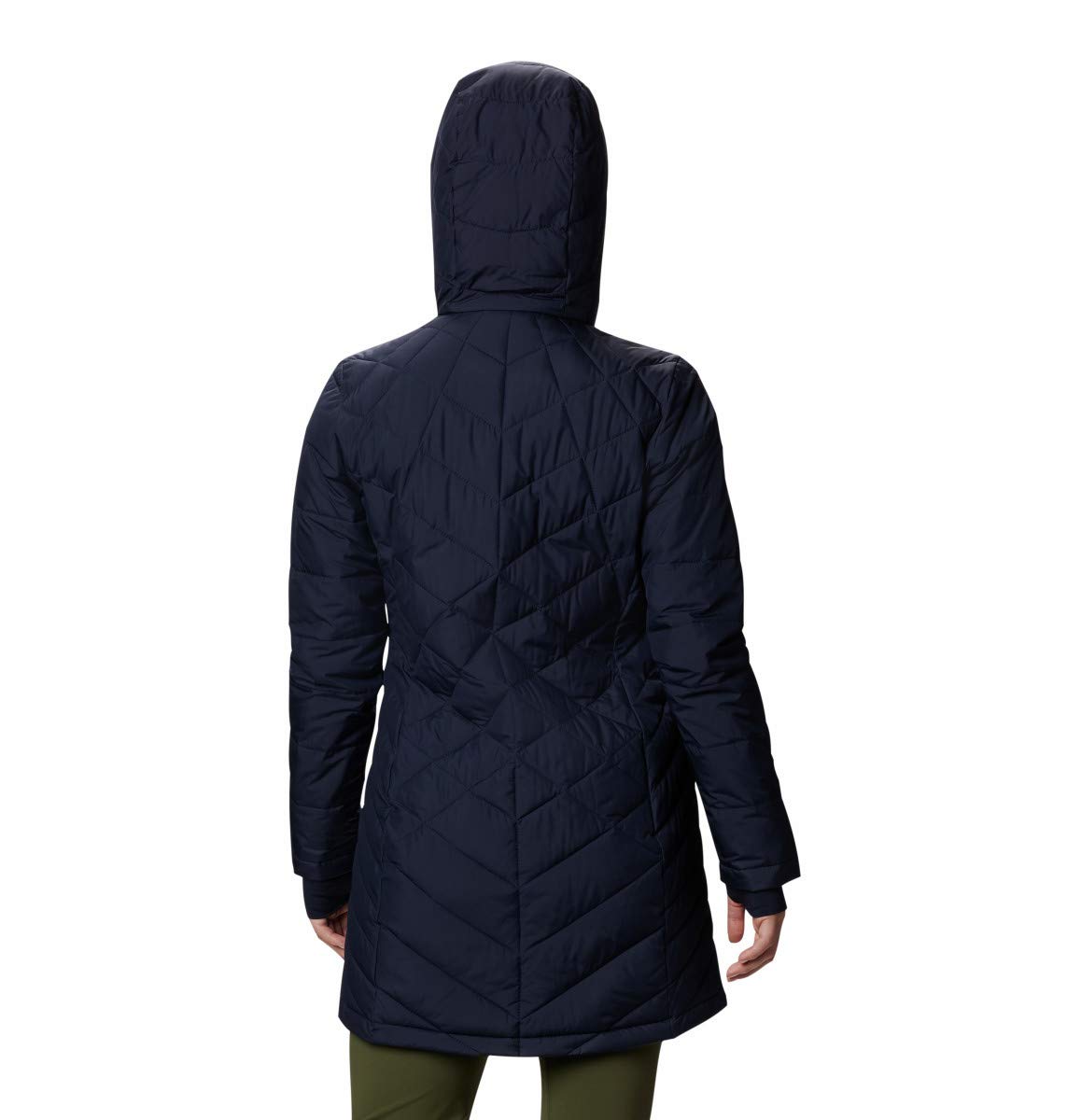 Columbia Women's Heavenly Long Hooded Jacket - Waterproof Winter Coat for Hiking, Skiing & Outdoor Activities