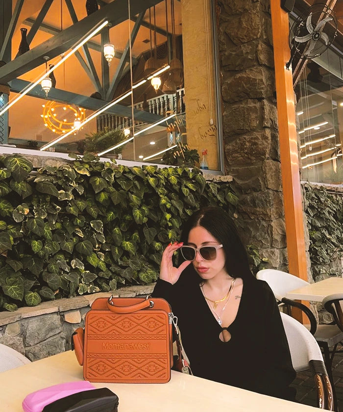 Montana West Embroidered Aztec Tote Bag for Women - Stylish Large Handbag with Southwestern Pattern - Perfect for Work, Travel & Shopping