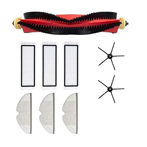 Robot Vacuum Cleaner Parts Set for S6 MaxV - Main Brush, Filter & Mop Cloth | Home Cleaning Accessories