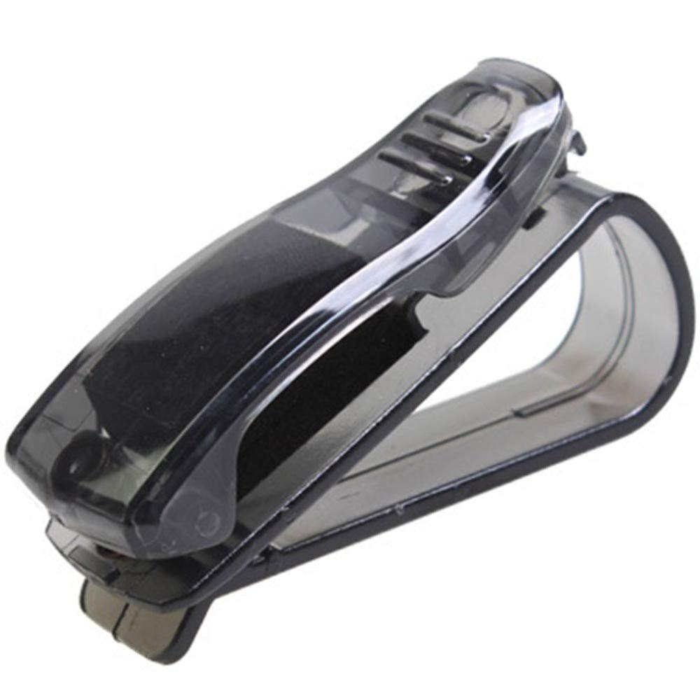 Red Car Sunglasses Holder & Clip - Secure Glasses, Tickets & Cards - Sun Visor Mount Accessory for Auto Interior Organization - Perfect for Road Trips & Daily Commutes