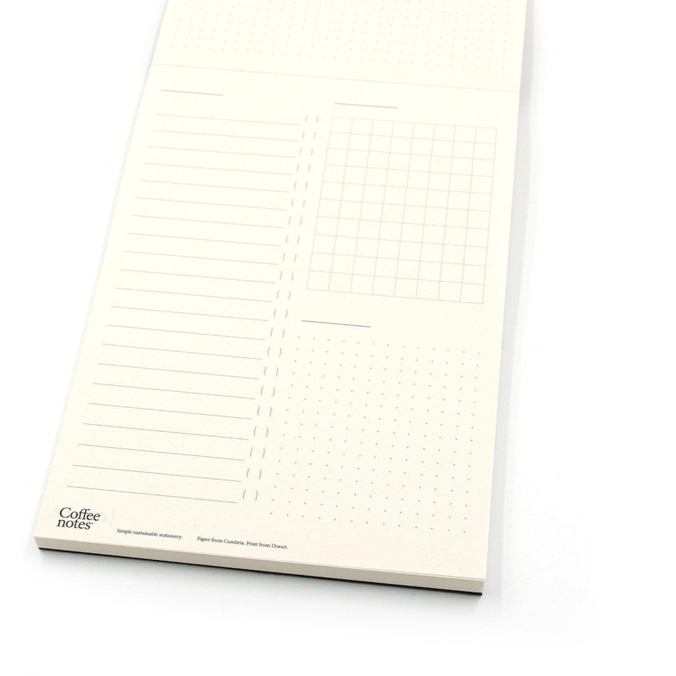 Coffeenotes Medio Notepad Pils - Premium Coffee-Themed Notepad for Journaling, Note Taking & Office Use - Perfect for Coffee Lovers, Baristas & Office Professionals