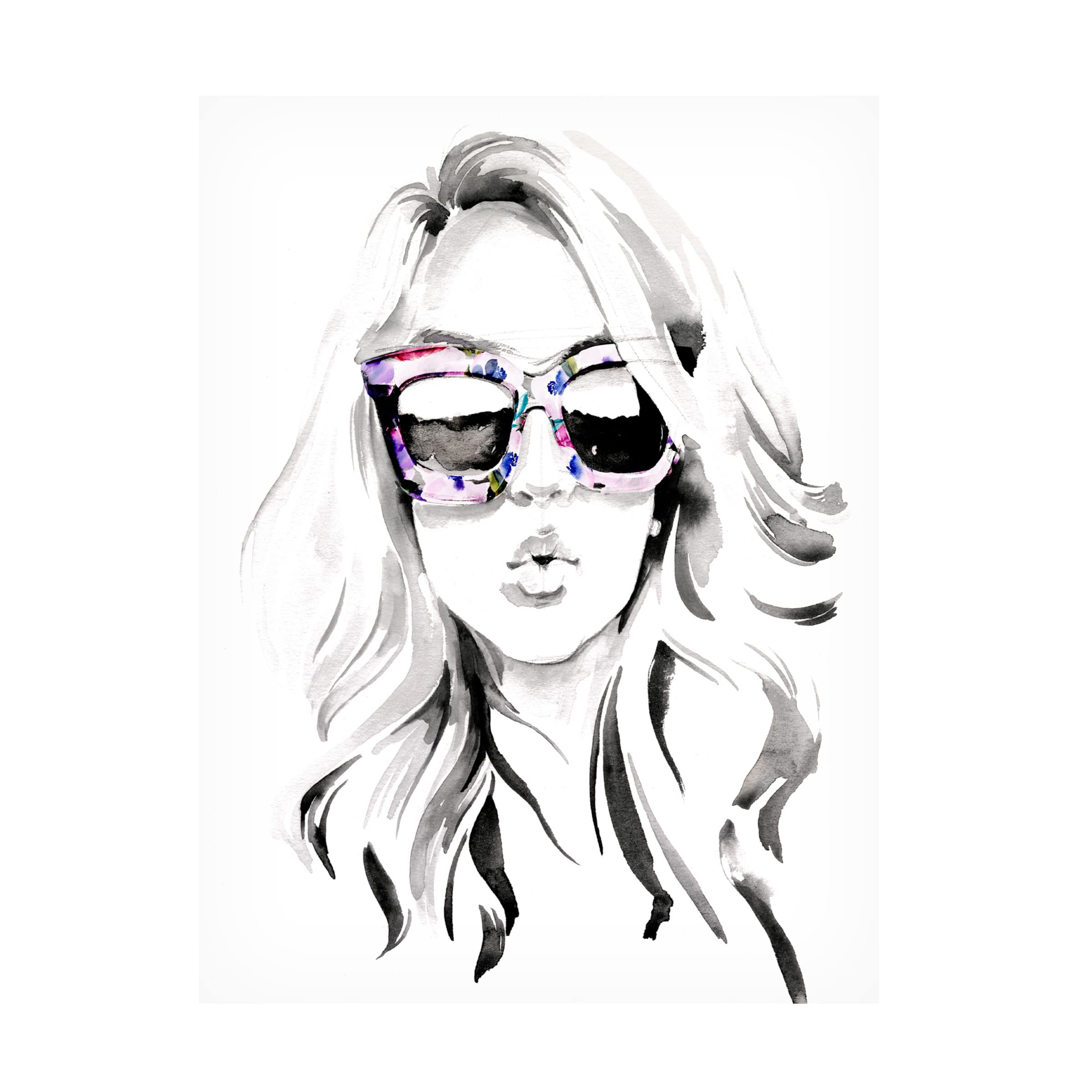 Jennifer Paxton Parker 'Look into the Sun Glasses I' Canvas Wall Art Print - Modern Home Decor for Living Room, Bedroom & Office - Trademark Fine Art Collection