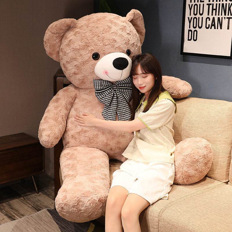 47 Inch Giant Stuffed Teddy Bear - 4ft Big Soft Plush Toy for Kids & Adults | Perfect for Gifts, Nursery Decor, Cuddling and Photo Props