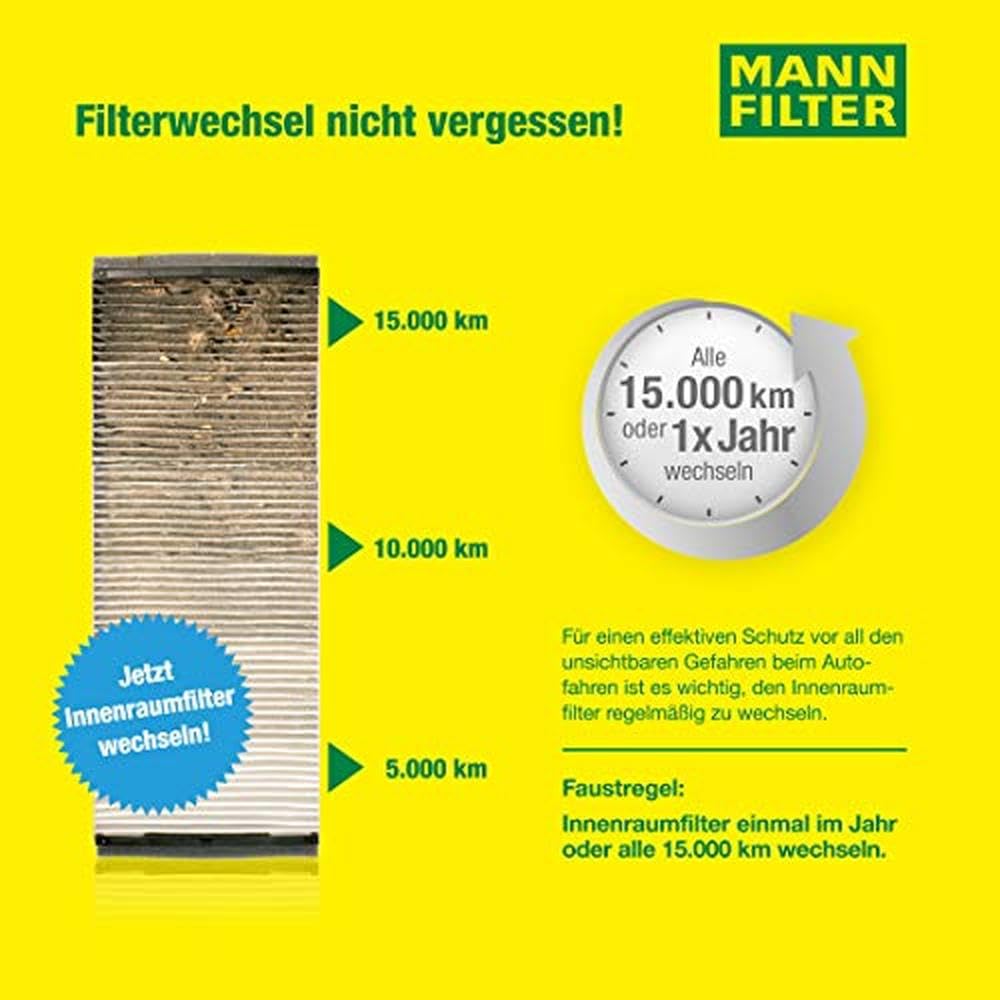 CU 25 012 Premium Cabin Air Filter Replacement - Compatible with [Car Models] | Improves Air Quality & Reduces Allergens | Perfect for Allergy Season & City Driving