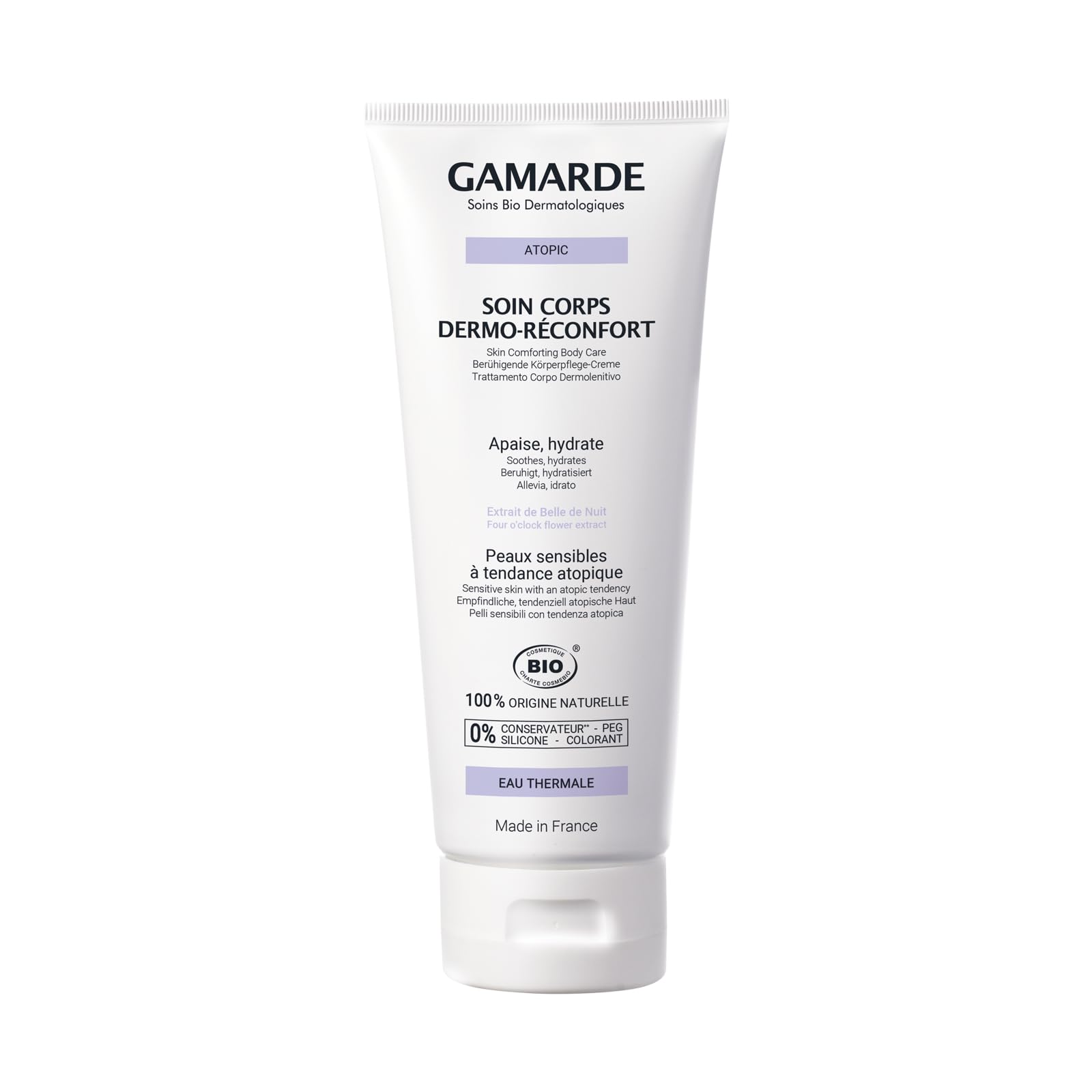 Dermo-Comfort Body Lotion for Dry & Sensitive Skin - Organic Aloe Vera Moisturizer Reduces Redness & Skin Discomfort - 6.76 oz - Perfect for Post-Shaving, Sunburn Relief & Daily Hydration