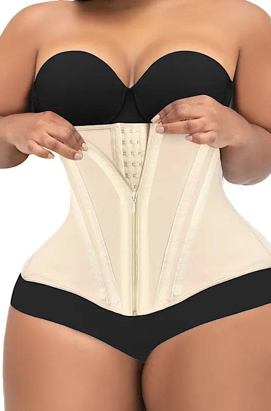 Extreme Curvy Instant Hourglass Waist Trainer Corset #1026 - Shapewear for Women, Body Shaper for Tummy Control & Posture Support - Perfect for Workouts, Special Occasions & Everyday Wear