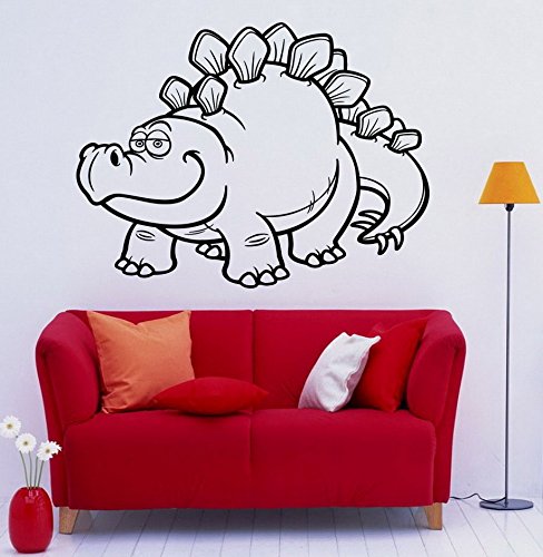Dinosaur Wall Decal - Removable Vinyl Sticker for Kids Room & Nursery Decor - Dino Themed Wall Art - Perfect for Boys' Bedroom, Playroom, and Classroom Decorations
