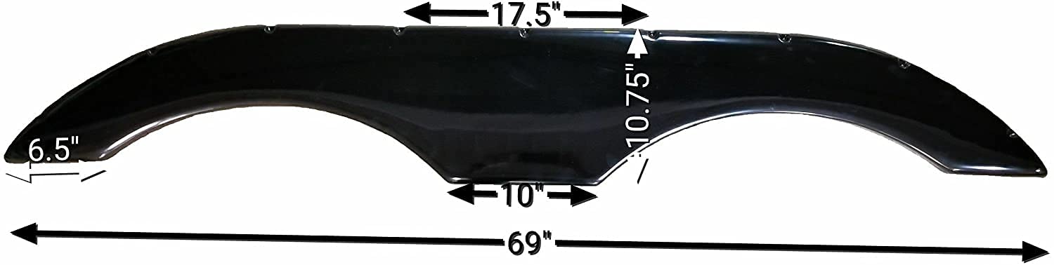 2013-2014 Crossroads Sunset Trail & Cruiser RV Fender Skirt - Black Replacement Part for Travel Trailers | Perfect for Road Trips & Camping Adventures