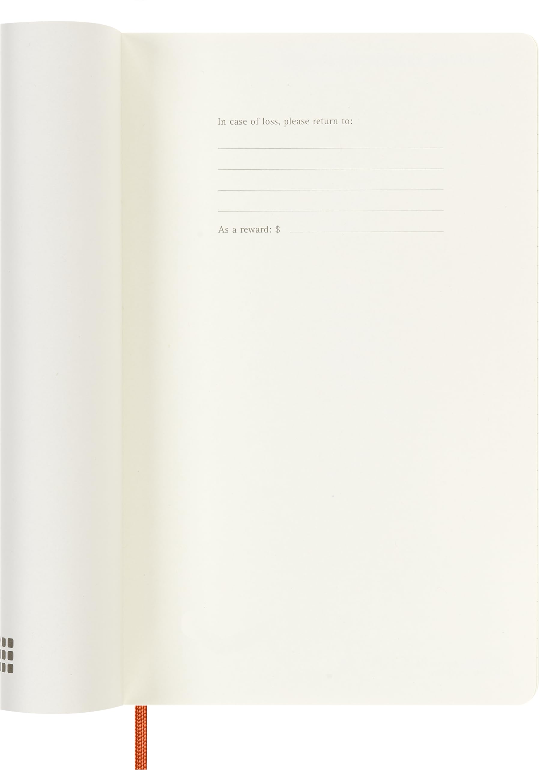 **Moleskine Weekly Planner 2025 – Vegan Soft Cover, 12-Month Agenda with Notes Space, Large 13 x 21 cm, Orange – Perfect for Work, School & Travel Planning**