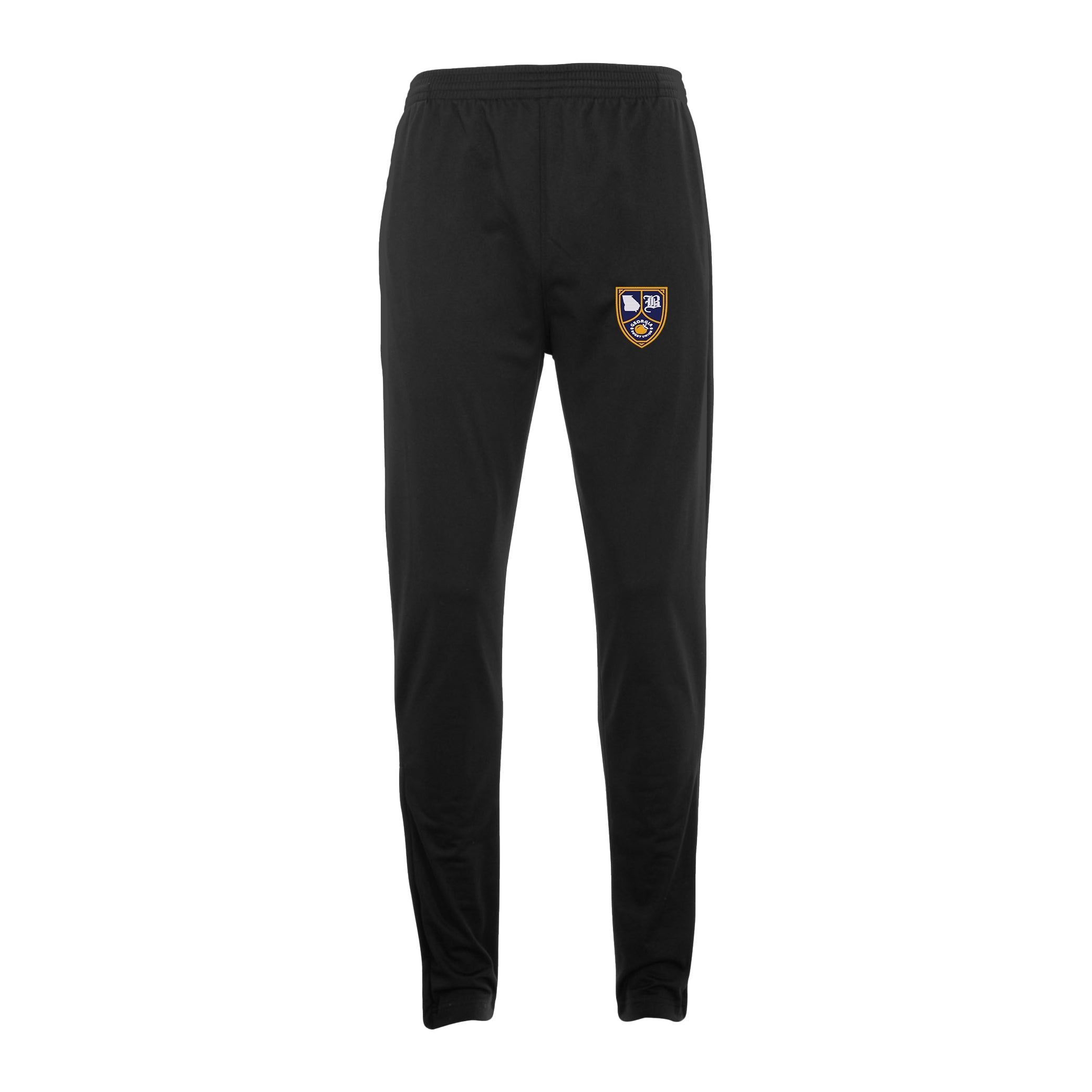 Georgia Rugby Union Tapered Leg Pants - Men's Performance Rugby Trousers for Training & Matches - Durable & Comfortable Rugby Pants for Players & Fans - Perfect for Rugby Practice, Games & Casual Wear