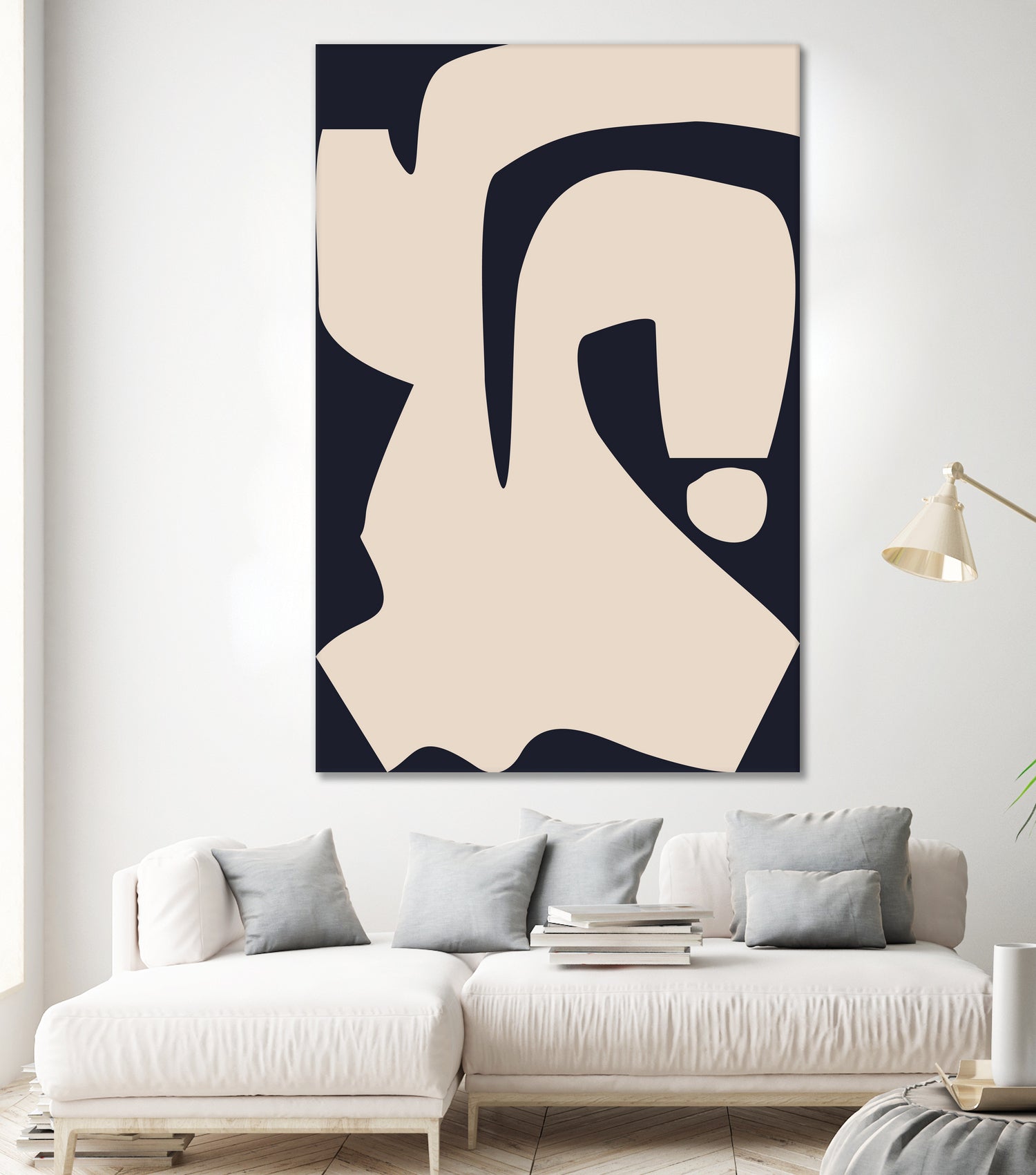 Abstract Shapes Print 07 - Modern Geometric Wall Art for Home & Office Decor | Perfect for Living Room, Bedroom & Workspace