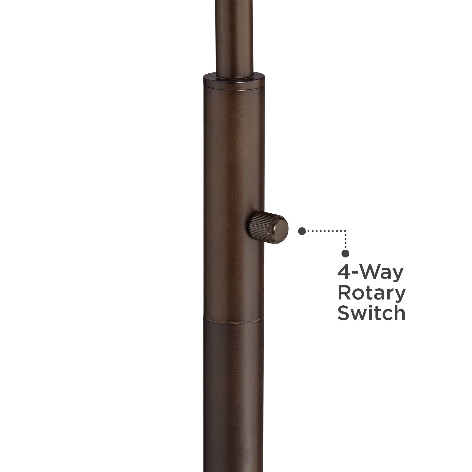 Elegant Weeping Willow Bronze Arc Floor Lamp - Modern Downbridge Lighting for Living Room, Bedroom & Office Decor