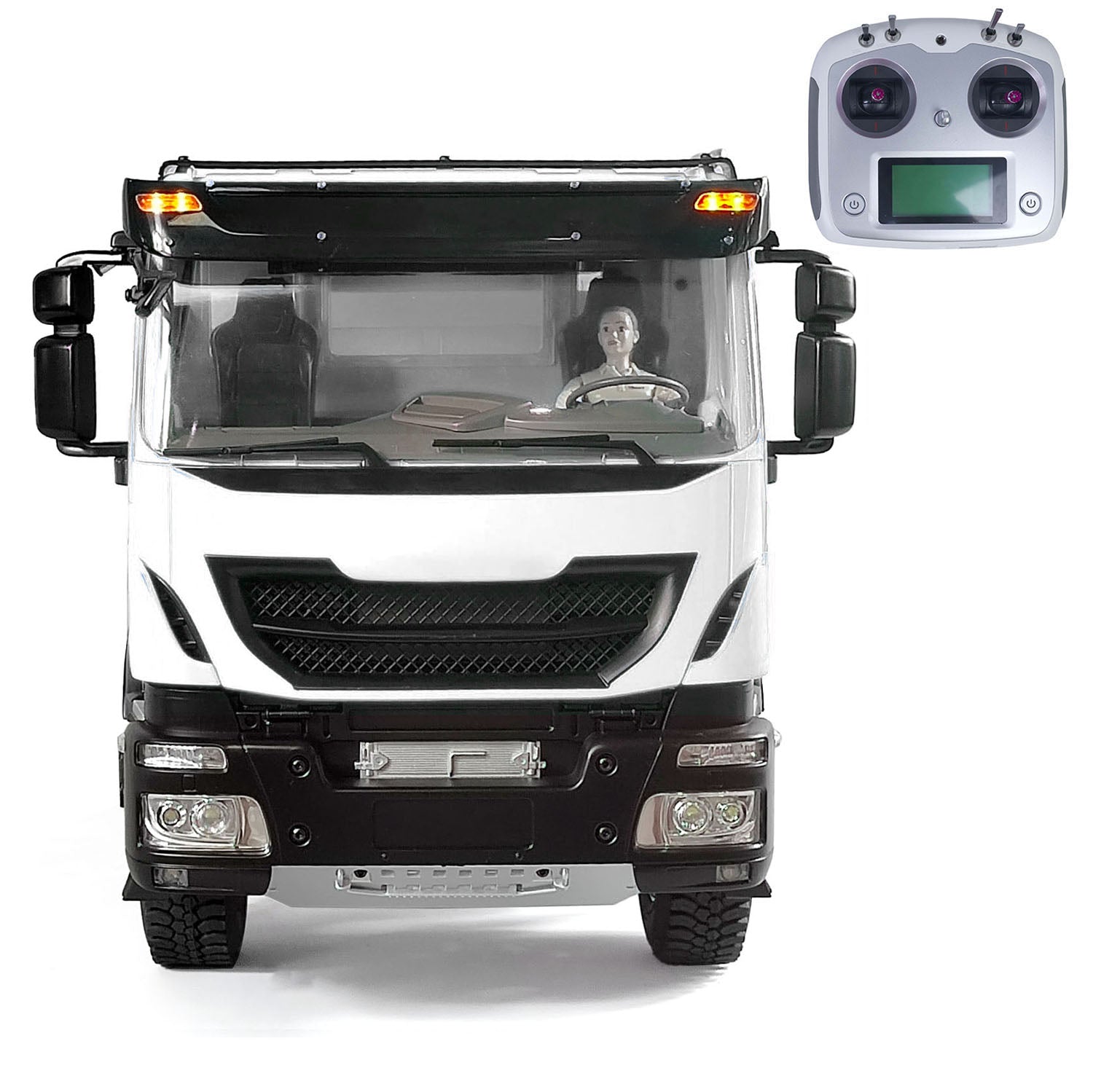 1/14 Scale Toucan 6x6 Metal Hydraulic RC Dumper Truck - Remote Controlled Construction Vehicle with 2-Speed Gearbox, ESC & Servo - Realistic Simulation for Hobbyists & Collectors - Perfect for Construction Site Play, Off-Road Adventures & RC Model Displays