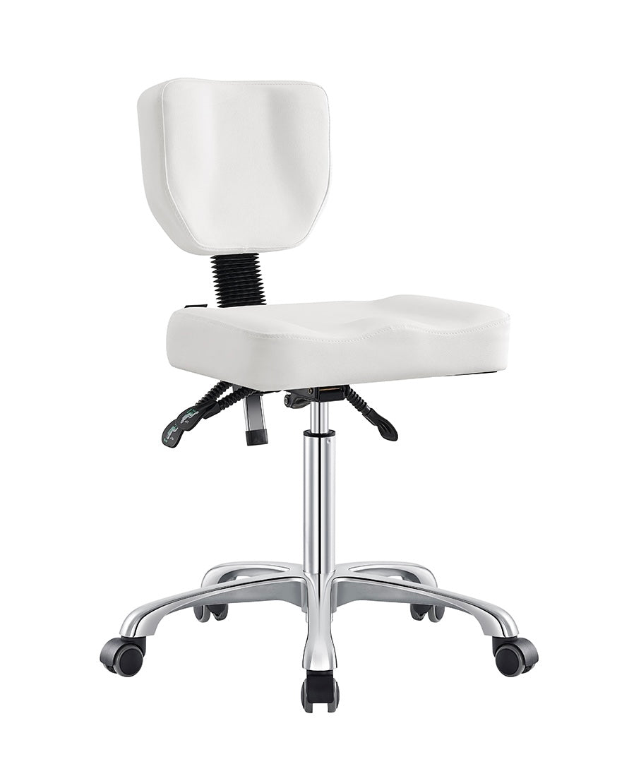 Cadence Medical Stool - Adjustable Rolling Stool for Doctors, Nurses & Dentists | Ergonomic & Mobile Healthcare Stool for Clinics, Hospitals & Dental Offices
