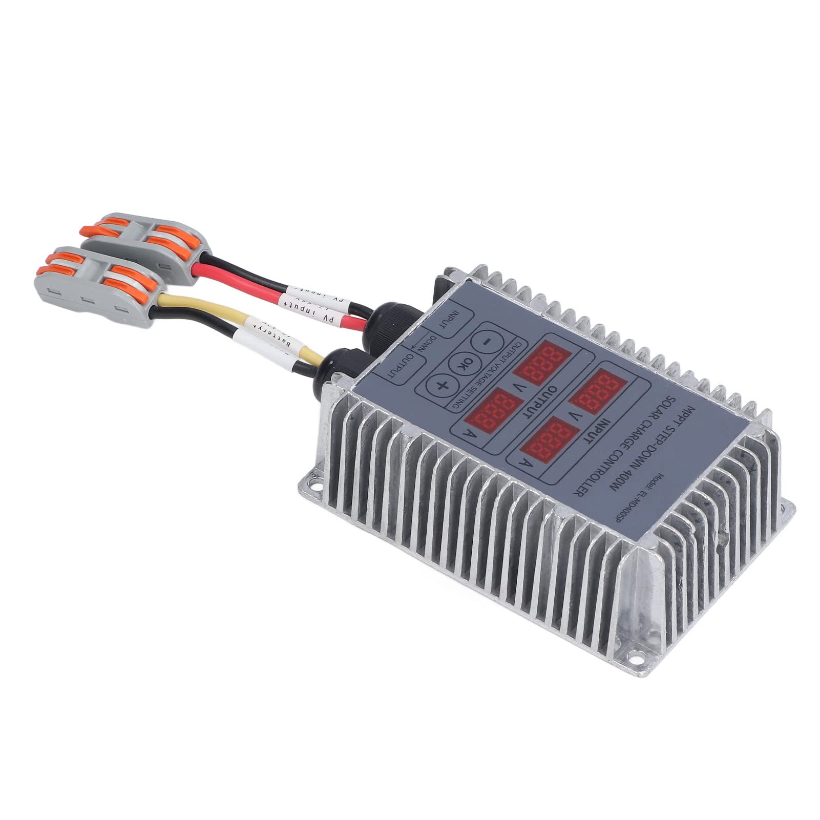 Tgoon 400W Solar Charge Controller with Battery Regulator - Waterproof, Overcharge Protection & Easy Installation for RV, Boat, Off-Grid Power Systems