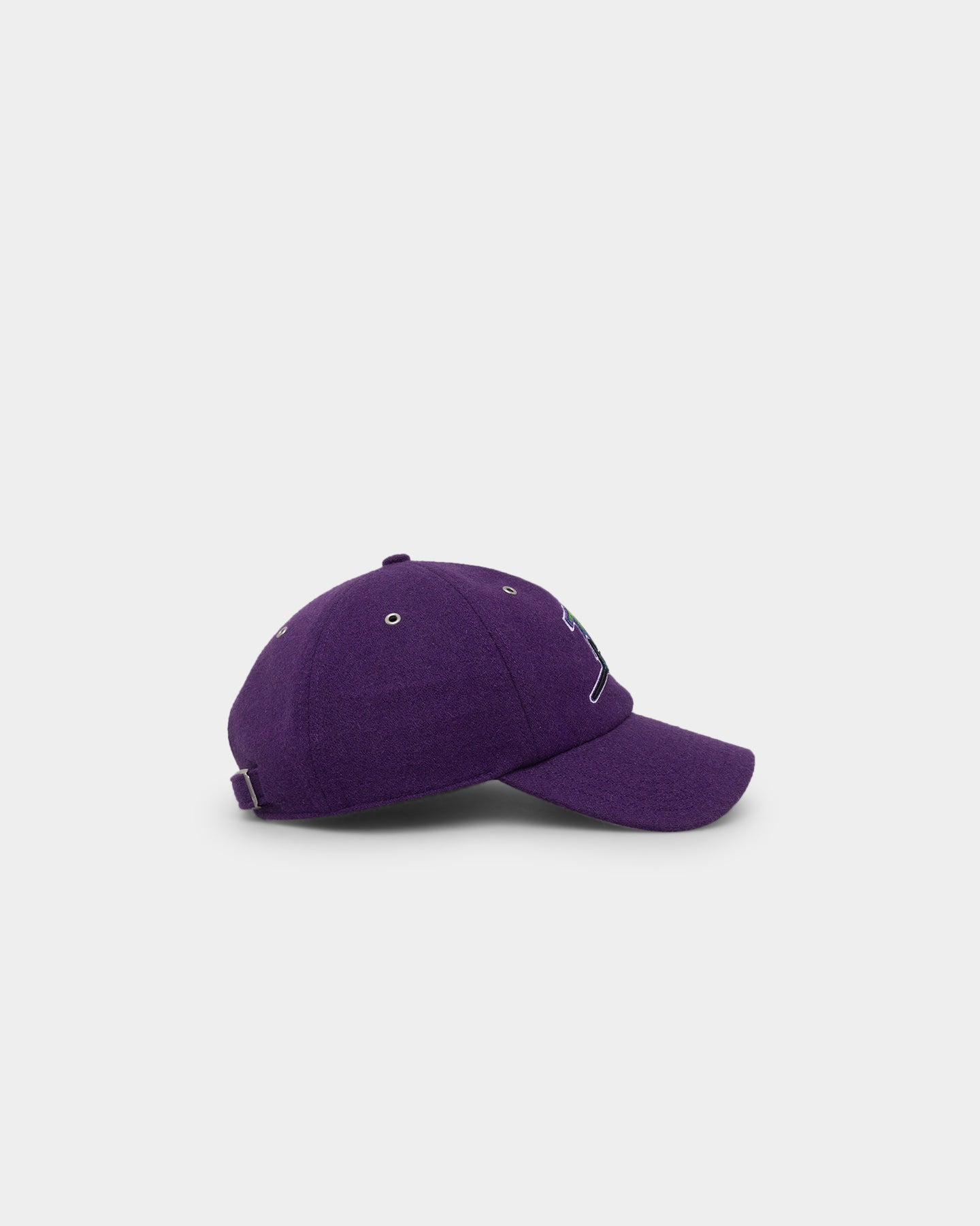 47 Brand Tampa Bay Rays Wooly '47 Clean Up Strapback Purple Adjustable Hat - Perfect for Baseball Games, Outdoor Activities & Casual Wear