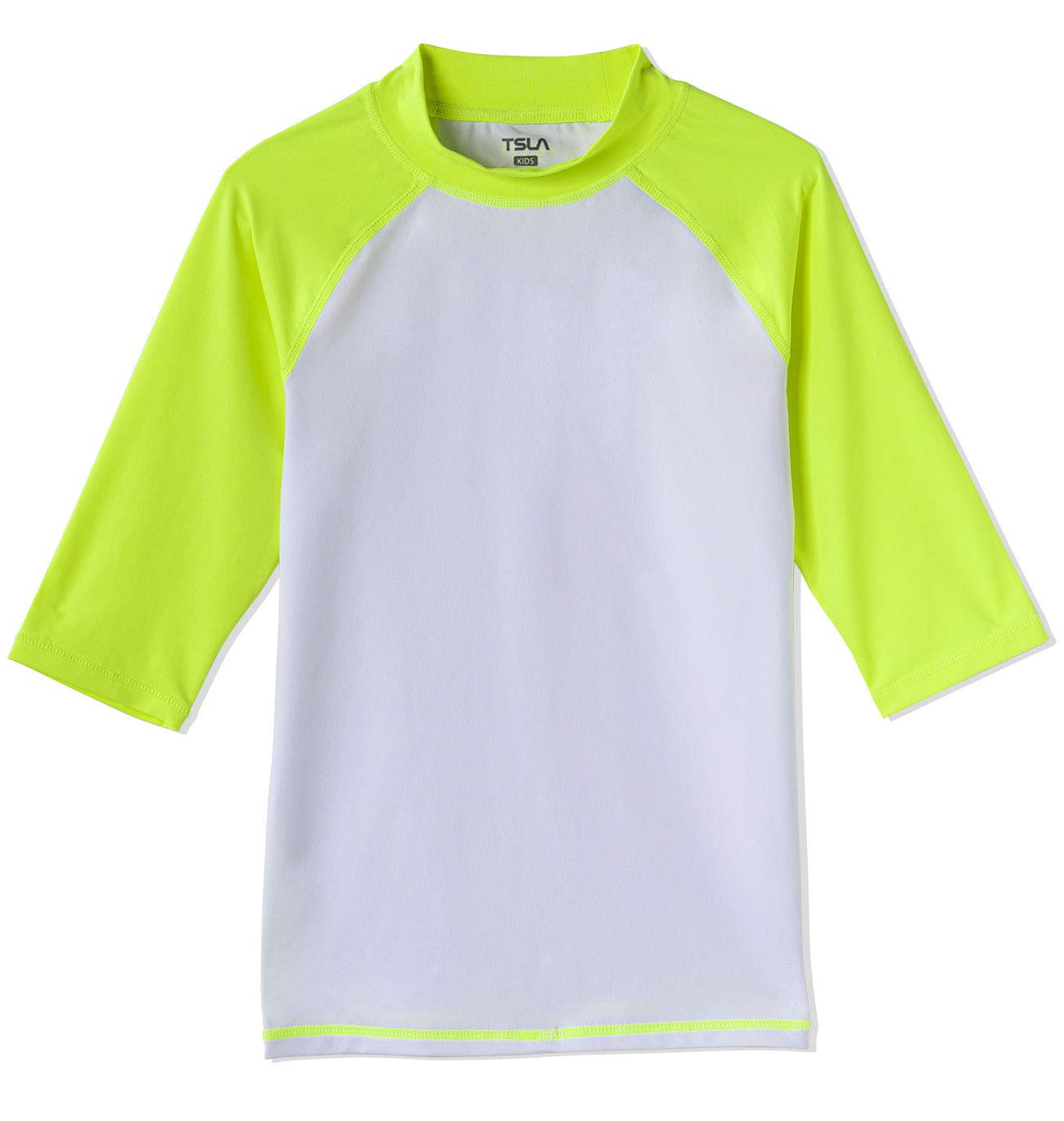 TSLA UPF 50+ Kids UV Protection Short Sleeve Rash Guard - SPF Swim Shirt for Boys & Girls - Perfect for Surfing, Swimming & Beach Activities