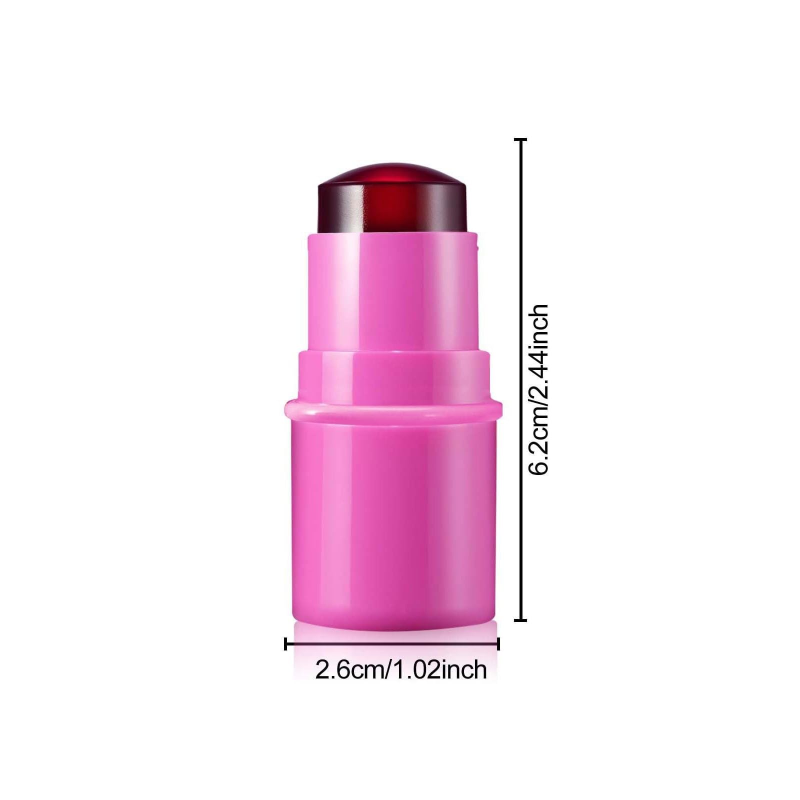 Milk Jelly Blush & Lip Tint - Cooling Water Jelly Tint Stick 0.18 Oz, Sheer Lip & Cheek Stain - Natural Finish (Chill Red) | Perfect for Everyday Makeup, Date Night & On-The-Go Touch Ups