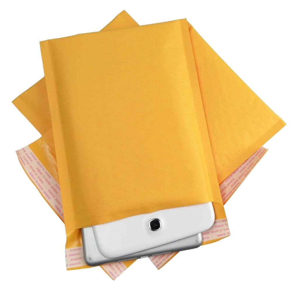 Kraft Bubble Mailers 10.5x16 - 25 Pack for Shipping & Mailing