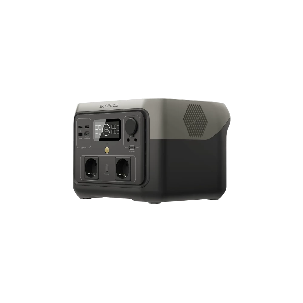 EcoFlow RIVER 2 Max Portable Power Station 288Wh | Solar Generator for Camping, RV, Emergencies | Fast Charging & Lightweight Backup Battery for Outdoor Adventures & Home Use
