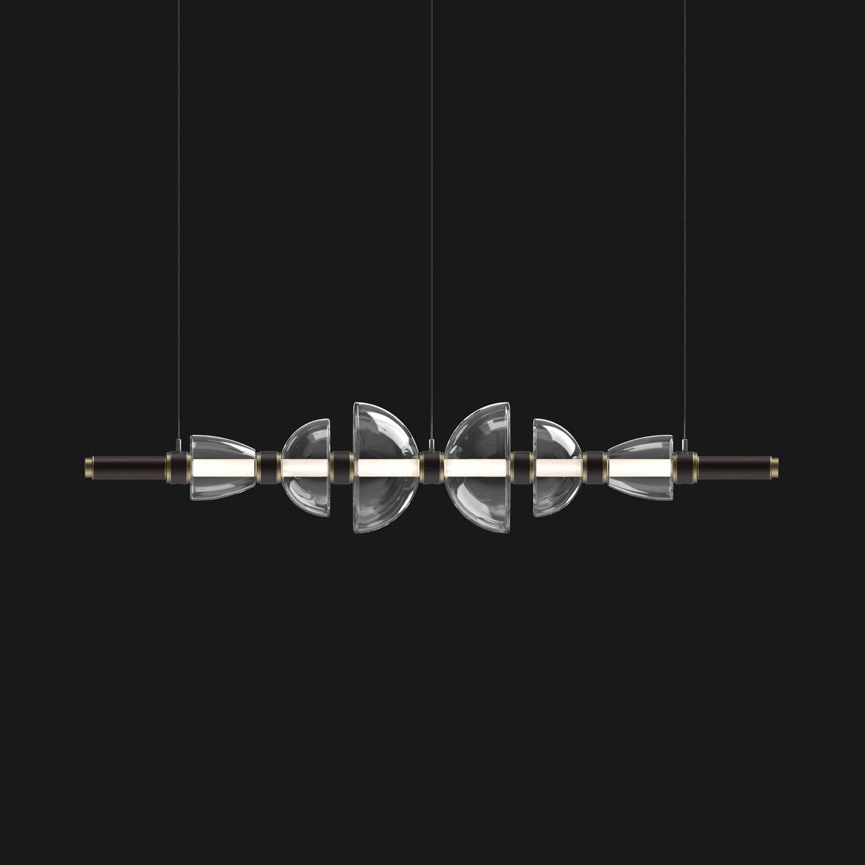 Aurora Luminosity Pendant Lamp - Modern Nordic Style LED Hanging Light for Bedroom, Living Room, Dining Room & Kitchen Decor