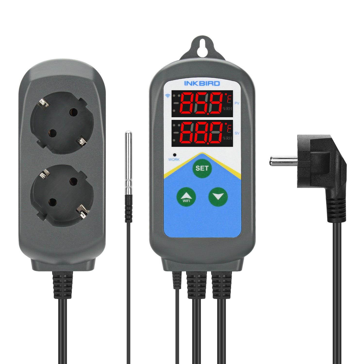 WiFi Temperature Controller ITC-306T - Smart Thermostat for Home, Greenhouse & Aquarium | Remote Monitoring & Control via App