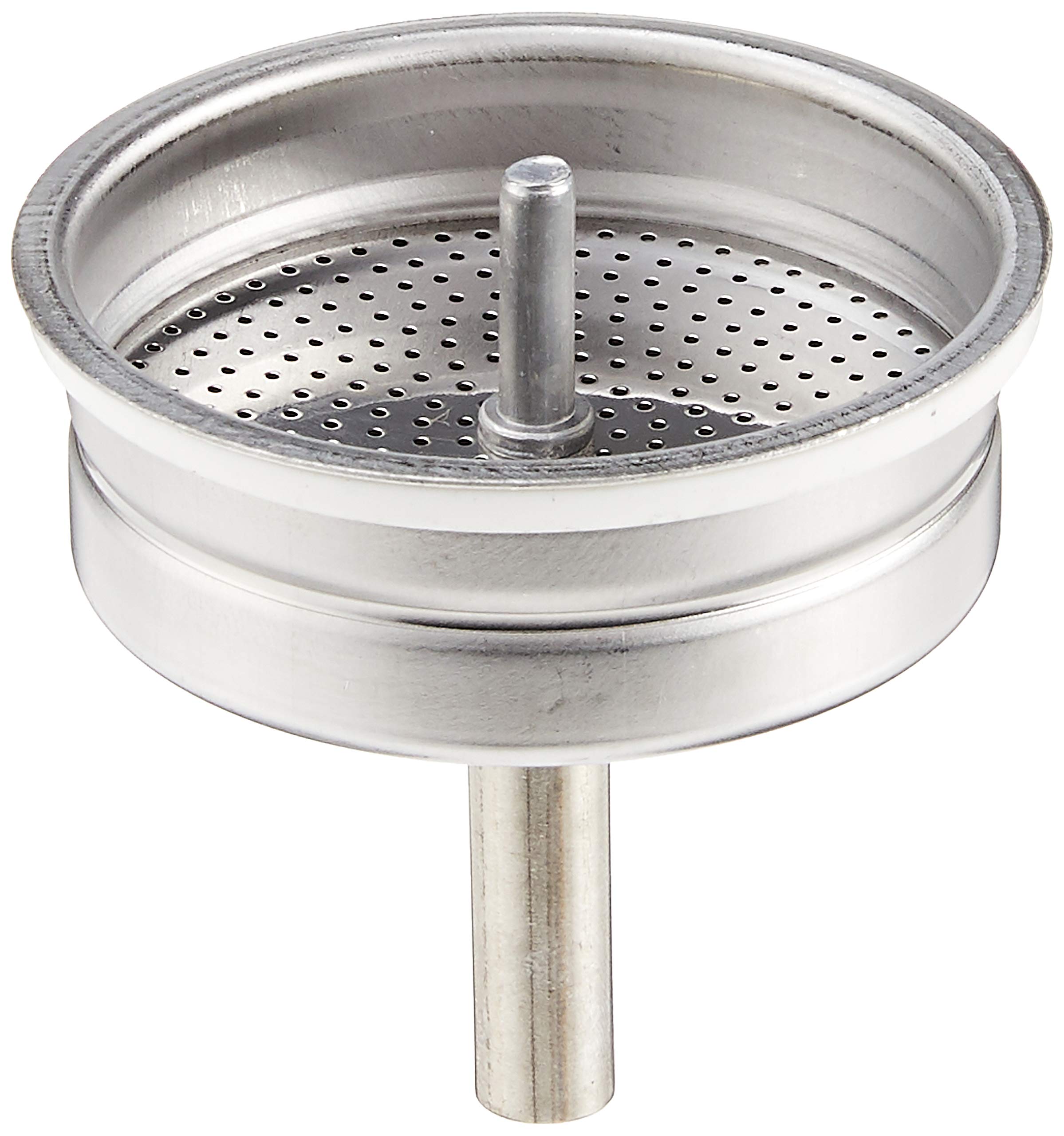 Bialetti P0109401 Blister Funnel for Mukka 2 Cups Espresso Maker - White Replacement Part for Perfect Coffee Brewing at Home or Office