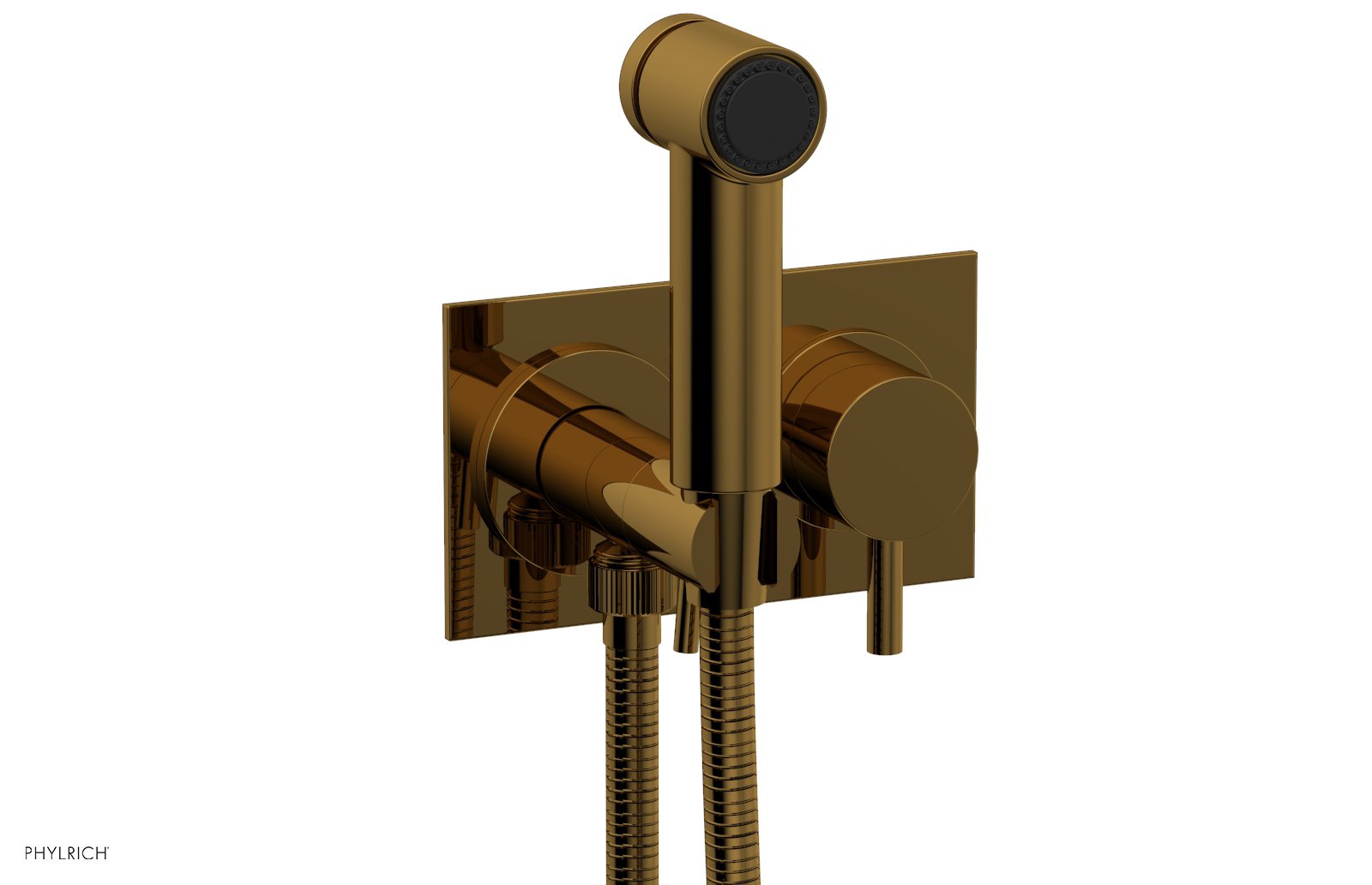 BASIC II Wall Mounted Bidet Lever Handle - Chrome Plated Brass Construction - 230 68 - Perfect for Modern Bathrooms & Toilet Upgrades