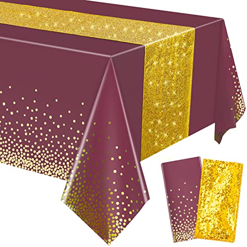 Maroon, Gold