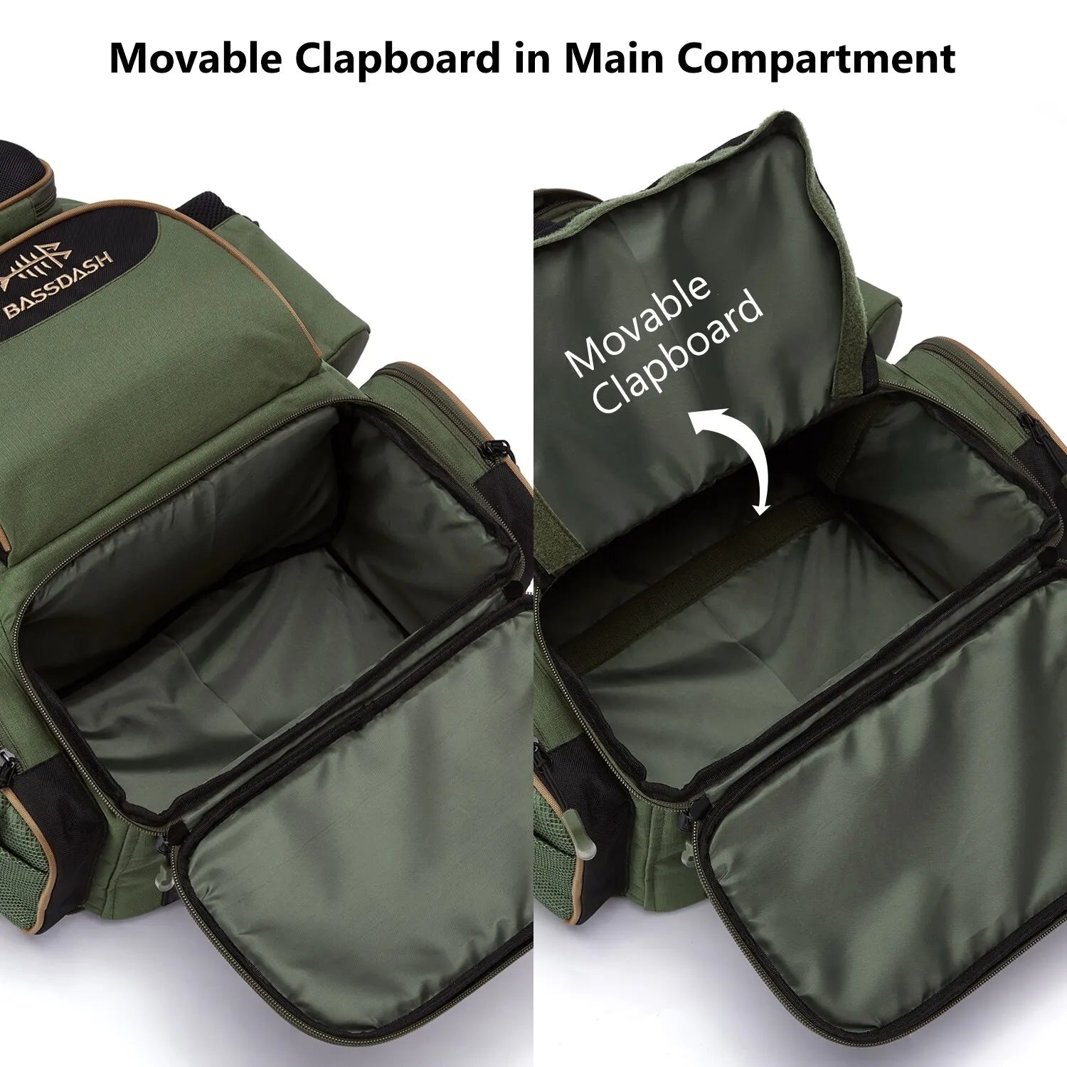 Tactical Fishing Backpack - Lightweight Waterproof Tackle Box Bag with Multiple Storage Pockets | Perfect for Outdoor Fishing, Camping & Hiking Gear Organization