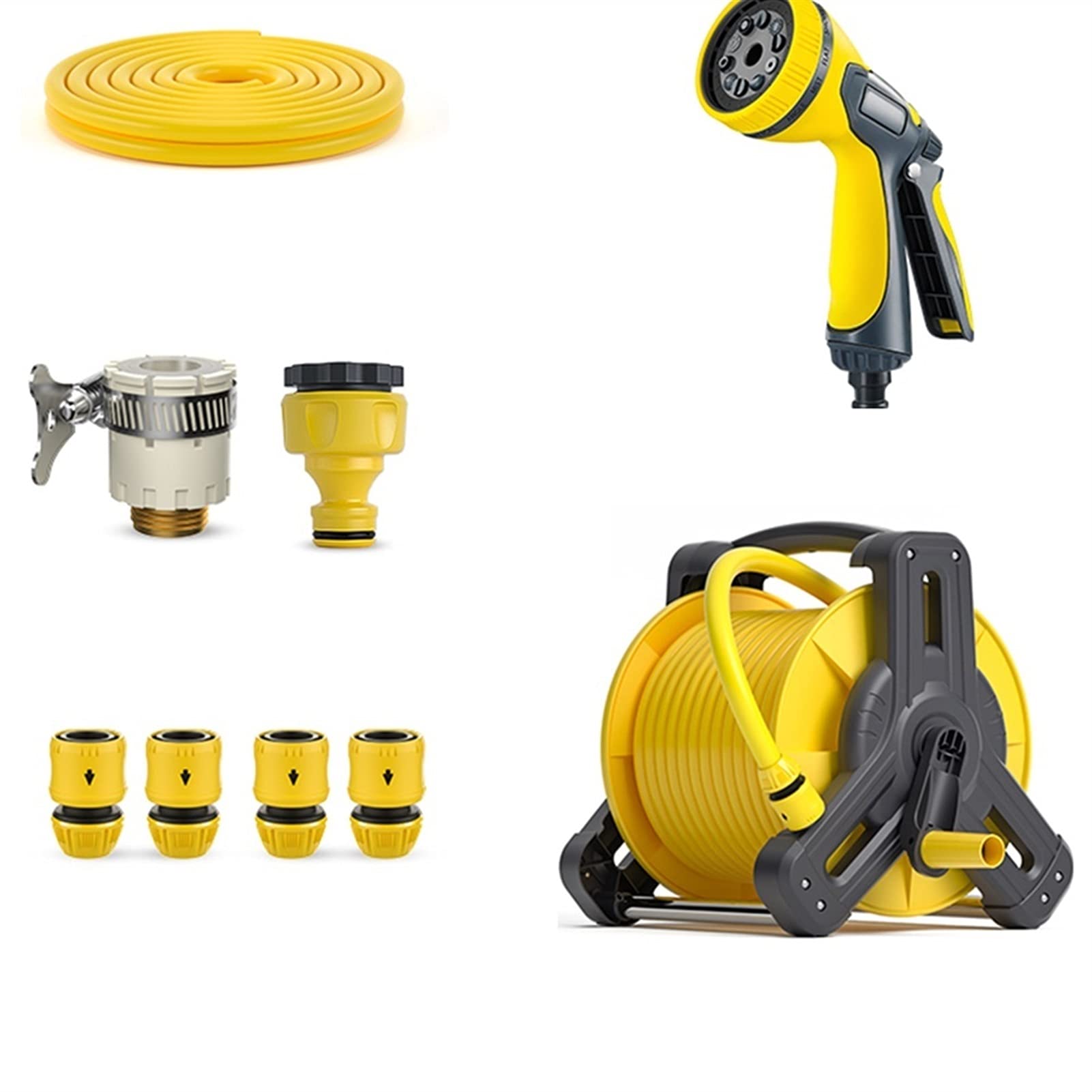 20M Portable Water Hose Pipe with Spray Gun - Expandable Garden Hose for Car Washing, Lawn Watering & Outdoor Cleaning | Telescopic Sprinkler System with Nozzle (20 Meter Length)