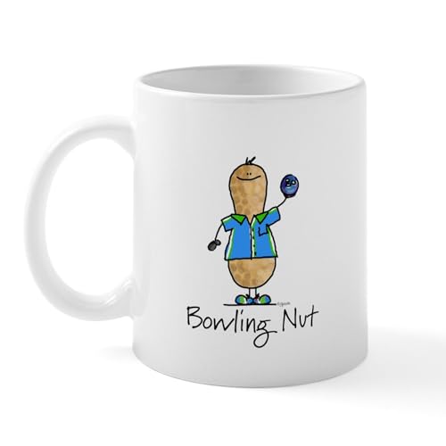 White - Bowling Nut Mug