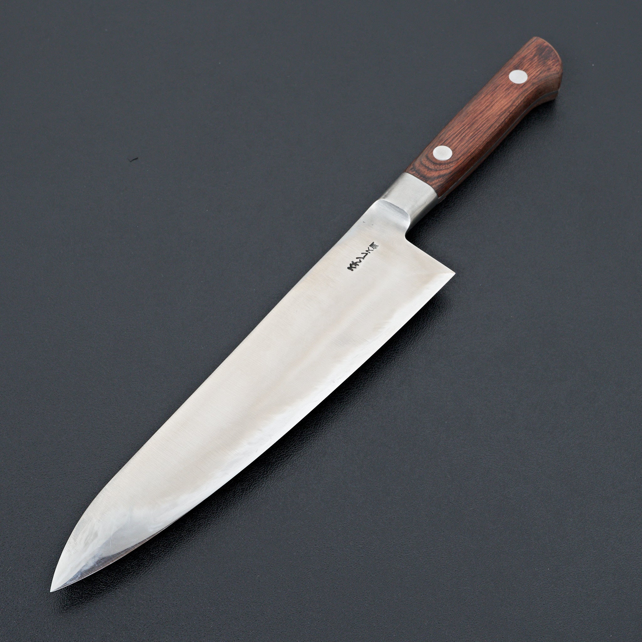 Premium Kogetsu Mandai 210mm Stainless Steel Gyuto Chef Knife with Imitation Mahogany Handle - Professional Japanese Kitchen Knife for Slicing, Dicing & Meat Cutting