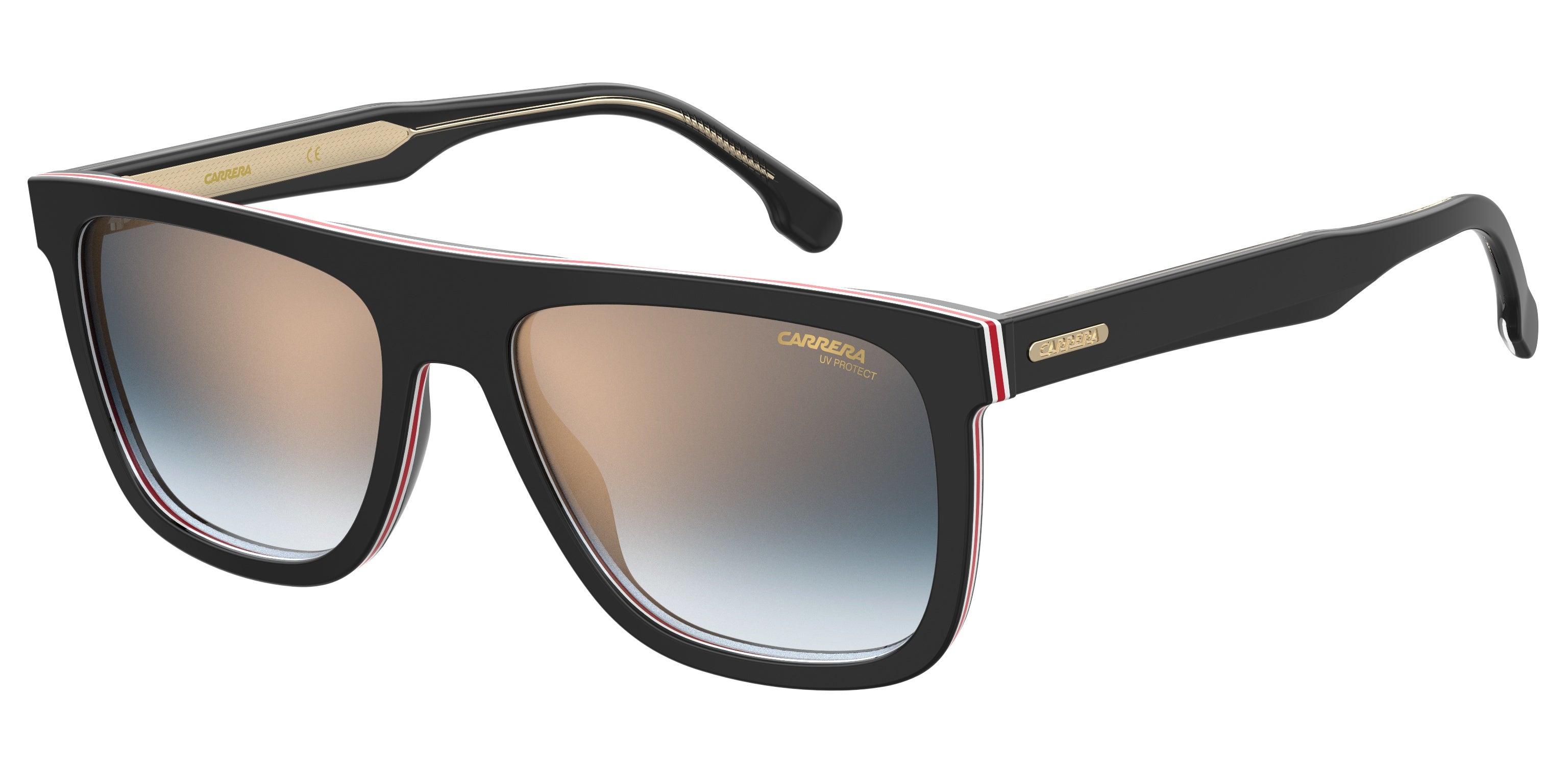 CARRERA 267/S M4P 5618 Polarized Sunglasses for Men & Women - UV Protection Aviator Style Shades for Driving, Running & Outdoor Activities