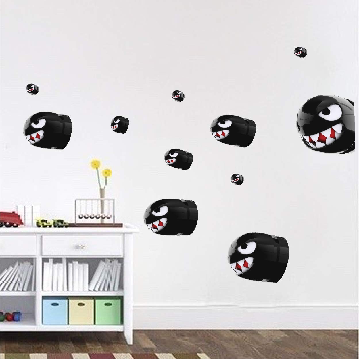 Video Game Bullet Wall Stickers - Removable Gamer Decals for Kids Room, Game Room & Nursery Decor, Console Wall Art for Gaming Enthusiasts