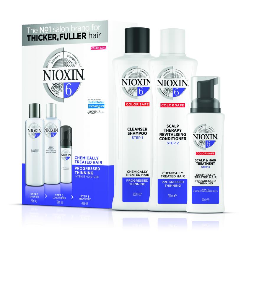 Nioxin Hair Thinning Treatment Kit 300ml - Scalp Therapy for Thinning Hair - Perfect for Men & Women at Home or Salon Use