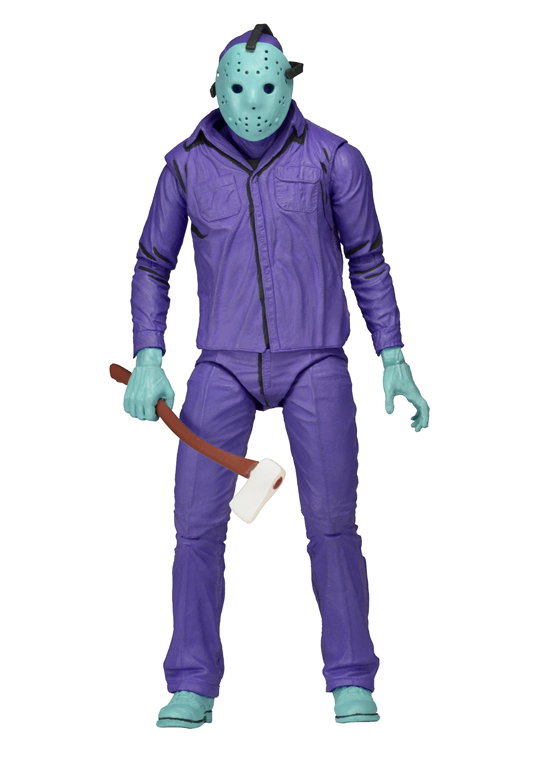 NECA Friday the 13th 7-Inch Action Figure - Classic Video Game Jason Voorhees Collectible | Horror Movie Merchandise for Display & Gaming Fans